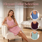 👗🌙 40% RABATT! Damen Spitzen-V-Ausschnitt Nachthemd – Lockeres Modal Unterkleid – Bequem, atmungsaktiv & perfekt für erholsamen Schlaf ✨