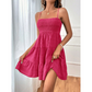 💙50% RABATT👗 Ärmelloses Gesmoktes Mini-Kleid