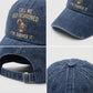 Unisex Vintage Washed Verstellbare Baseballkappe