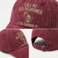 Unisex Vintage Washed Verstellbare Baseballkappe