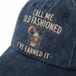 Unisex Vintage Washed Verstellbare Baseballkappe