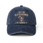 Unisex Vintage Washed Verstellbare Baseballkappe