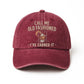 Unisex Vintage Washed Verstellbare Baseballkappe