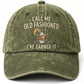 Unisex Vintage Washed Verstellbare Baseballkappe