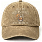 Unisex Vintage Washed Verstellbare Baseballkappe