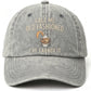 Unisex Vintage Washed Verstellbare Baseballkappe