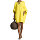 👗 Oversize-Kleid mit Fledermausärmeln für Damen – lässiger Look, bequemer Schnitt & vielseitig – perfekt für Alltag, Strand & Freizeit – mit eleganten Fledermausärmeln – ideal für warme Tage & entspannte Stunden