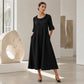 ☀️ Sommer Sale – Jetzt 40 % sparen! ☀️Damen lässiges Sommerkleid mit rundem Ausschnitt