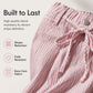 👖 50% RABATT! Damen Weite Bein Gestreifte Hose | Beinverlängernde Vertikalstreifen | Ultra Atmungsaktiv | Premium Verarbeitung | S-3XL 🌸✨