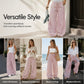 👖 50% RABATT! Damen Weite Bein Gestreifte Hose | Beinverlängernde Vertikalstreifen | Ultra Atmungsaktiv | Premium Verarbeitung | S-3XL 🌸✨