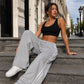 Damen Weite Bein Jogginghose