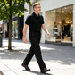Herren Slim-Fit Freizeithose mit Elastischem Bund