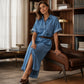 Zeitlich begrenztes Angebot: 40 % Rabatt！👗Weites Hemdblusenkleid aus Denim für Damen