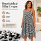 🏖️ Sommer Sale – 50 % Rabatt 🏝️👗Damen Große Größen Leopardenmuster Trägerkleid