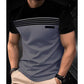 Herren Lässiges Bedrucktes Kurzarm Rundhals T-Shirt
