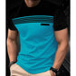 Herren Lässiges Bedrucktes Kurzarm Rundhals T-Shirt