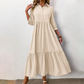 📢Nur für kurze Zeit: 40 % Rabatt ! 🍁 Einfarbiges, locker sitzendes Damenkleid