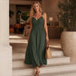 📢📢40% RABATT !!⏰Damen Ärmelloses Träger-Empire-Taille Maxikleid