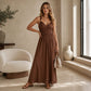 📢📢40% RABATT !!⏰Damen Ärmelloses Träger-Empire-Taille Maxikleid