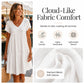 ☀️ Sommerkollektion – 50 % Rabatt ! 👗Damen V-Ausschnitt Gestuftes Rüschenkleid