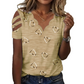 💕 V-Ausschnitt-Shirt mit Herzen – Leichte Baumwollqualität, zarte Muschelkante & femininer Schnitt – Ideal für Alltag, Freizeit & kleine Ausflüge