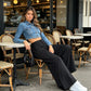 👖☀️Nur kurze Zeit: 50 % Rabatt🍃Damen Bequeme Lockere Palazzo Loungehose