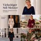 💃Neue Kollektion – 50 % Rabatt🔥🛍️Elegantes Damenkleid mit Wasserfallkragen