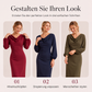 💃Neue Kollektion – 50 % Rabatt🔥🛍️Elegantes Damenkleid mit Wasserfallkragen