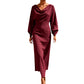 💃Neue Kollektion – 50 % Rabatt🔥🛍️Elegantes Damenkleid mit Wasserfallkragen