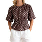 🌴Sommer-Bestseller: 50 % Rabatt！👚Damen Taillenbetonte Gepunktete Bluse