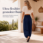 👖😍Bestseller – 50 % Rabatt！Legere Haremshosen für Damen mit gerafftem Bund🛍️