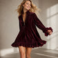 👗💖Top-Seller – 50 % Rabatt！🍁Damen Rüschenbesatz Langarm Oberteil