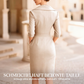 ✨ Neuheiten – Etuikleid mit V-Ausschnitt und Taschen – elegant und praktisch