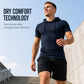 Herren Kapuzen Kurzarm T-Shirt mit Tasche