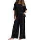 💃👚👖50 % Rabatt！✨Weites Oberteil & Weite Hose Set für Damen