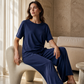 💃👚👖50 % Rabatt！✨Weites Oberteil & Weite Hose Set für Damen