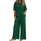 💃👚👖50 % Rabatt！✨Weites Oberteil & Weite Hose Set für Damen