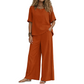 💃👚👖50 % Rabatt！✨Weites Oberteil & Weite Hose Set für Damen