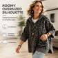 ✨Neuheiten: 50% Rabatt – Damen Leopardenmuster Strick-Hoodie
