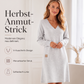 Schmeichelndes Midikleid mit V-Ausschnitt