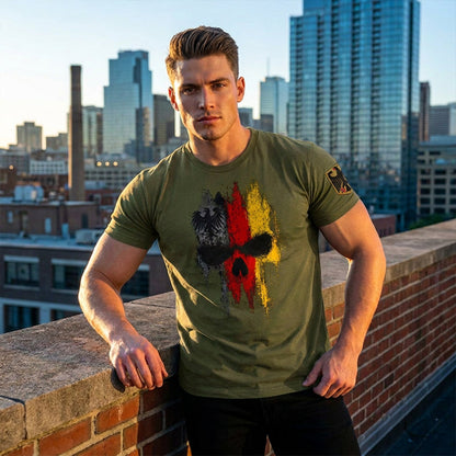 👕 50% RABATT! 💀Herren-T-Shirt mit coolem Totenkopf-Motiv! Weiche Baumwolle, klassischer Rundhalsausschnitt. Der perfekte Style für den Alltag.