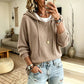 📢🎉50%Rabatt!!!🛍️✨Legerer Damen-Kapuzenpullover mit Kordelzug