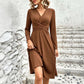 Elegantes Damen-Midikleid mit V-Ausschnitt