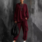 🌸 Set mit Rundhals-Top & Cargohose – Lässiger Stil, weicher Stoff & praktische Taschen – Ideal für aktive Tage & entspannte Stunden versandfrei