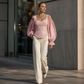 🌸 Damen Cold-Shoulder-Oberteil aus geblümtem Jacquard – Eleganter Blumenstoff, femininer Schulter-Akzent & vielseitig kombinierbar | Perfekt für warme Tage, Dates & besondere Anlässe – Jetzt -50%!