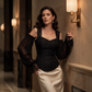 🌸 Damen Cold-Shoulder-Oberteil aus geblümtem Jacquard – Eleganter Blumenstoff, femininer Schulter-Akzent & vielseitig kombinierbar | Perfekt für warme Tage, Dates & besondere Anlässe – Jetzt -50%!