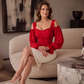 🌸 Damen Cold-Shoulder-Oberteil aus geblümtem Jacquard – Eleganter Blumenstoff, femininer Schulter-Akzent & vielseitig kombinierbar | Perfekt für warme Tage, Dates & besondere Anlässe – Jetzt -50%!