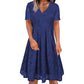 📢📢50%Rabatt!!!👗Elegantes Spitzenkleid mit V-Ausschnitt für Damen✨✨
