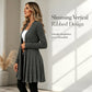 🌸🧥Neuheiten – Eleganter offener Cardigan mit Stricktextur – Weicher Komfort & vielseitiger Stil für jeden Anlass
