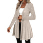 🌸🧥Neuheiten – Eleganter offener Cardigan mit Stricktextur – Weicher Komfort & vielseitiger Stil für jeden Anlass